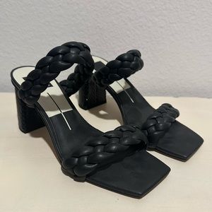 Dolce Vita Black Twist Heels
